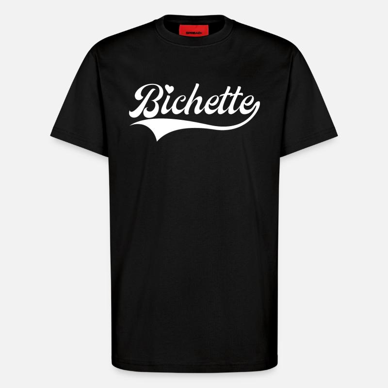 Bichette Petit Surnom Mignon - T-shirt bio décontracté fabriqué en UE - SOLID BLACK