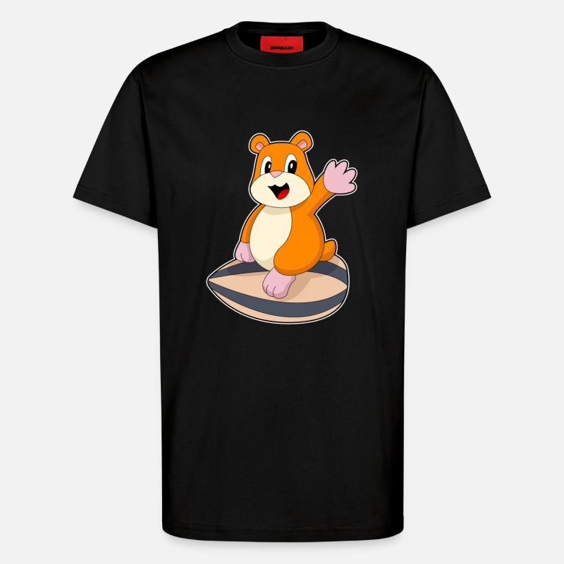Hamster Samen - T-Shirt - made by SPREAD - SOLID BLACK