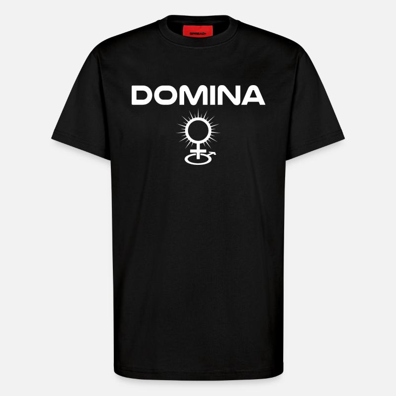 Herrin Domina - T-Shirt - made by SPREAD - SOLID BLACK