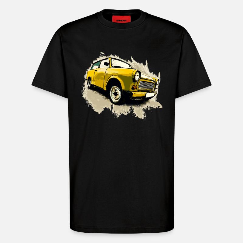 Trabant - T-Shirt - made by SPREAD - SOLID BLACK