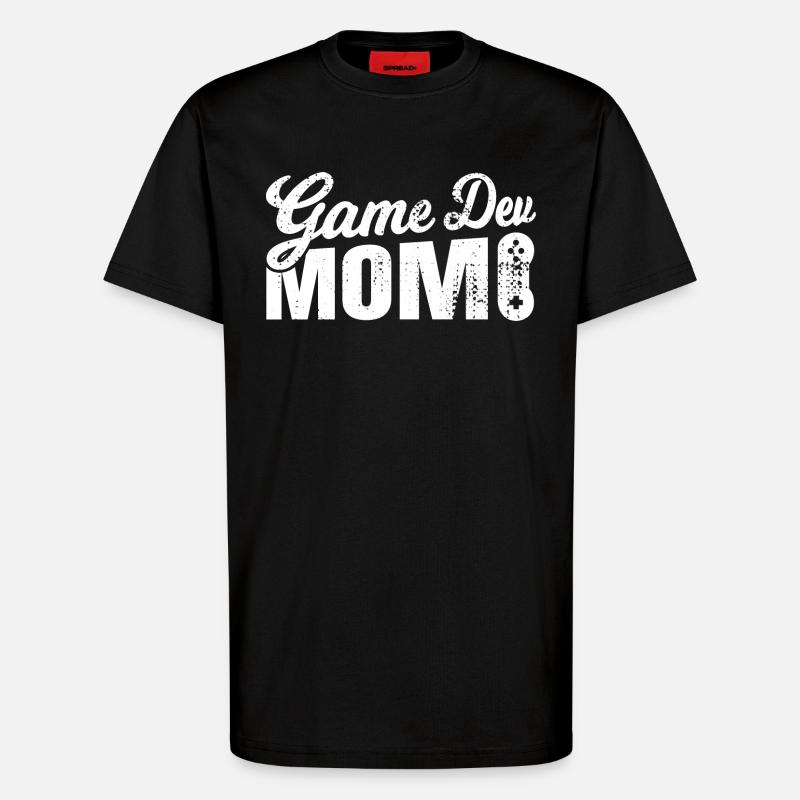 Game Dev Mom - T-Shirt - made by SPREAD - SOLID BLACK