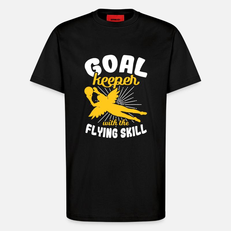 Mädchen Torhüterin - T-Shirt - made by SPREAD - SOLID BLACK