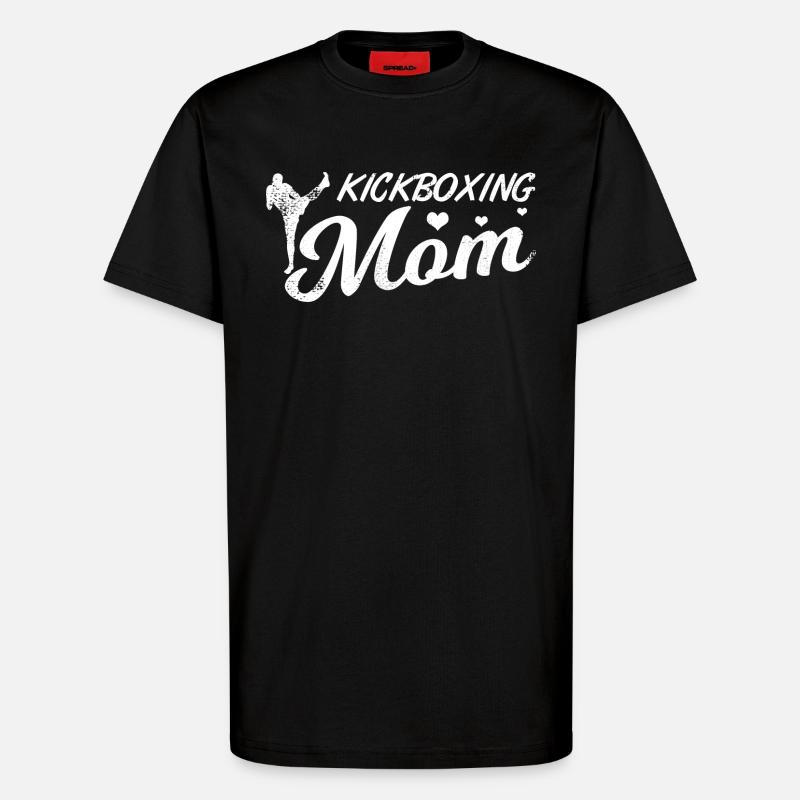 Kickboxer Mutter - T-Shirt - made by SPREAD - SOLID BLACK