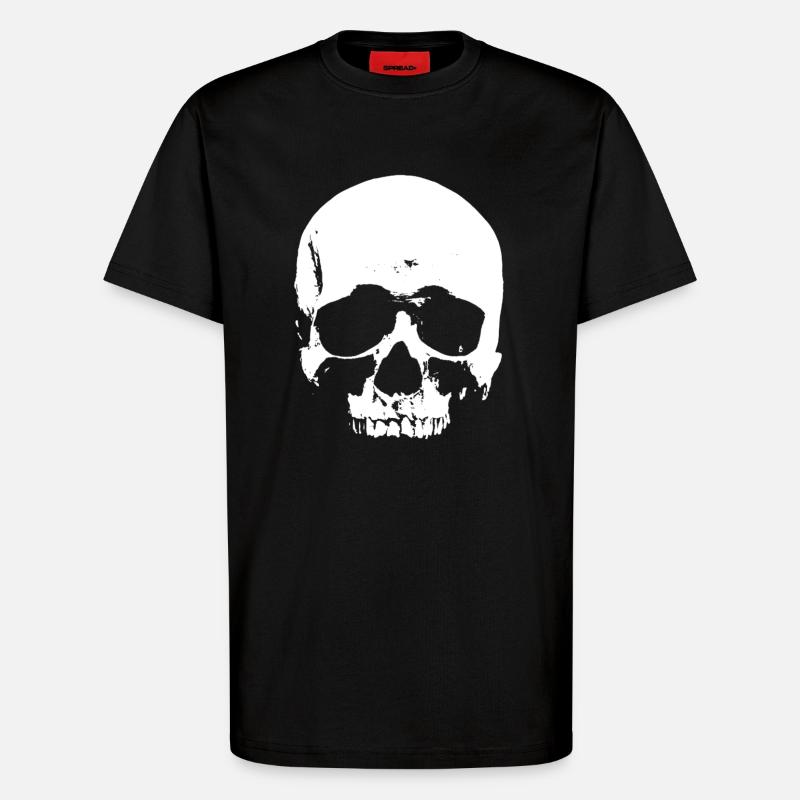 BLN PNK Schädel - T-Shirt - made by SPREAD - SOLID BLACK