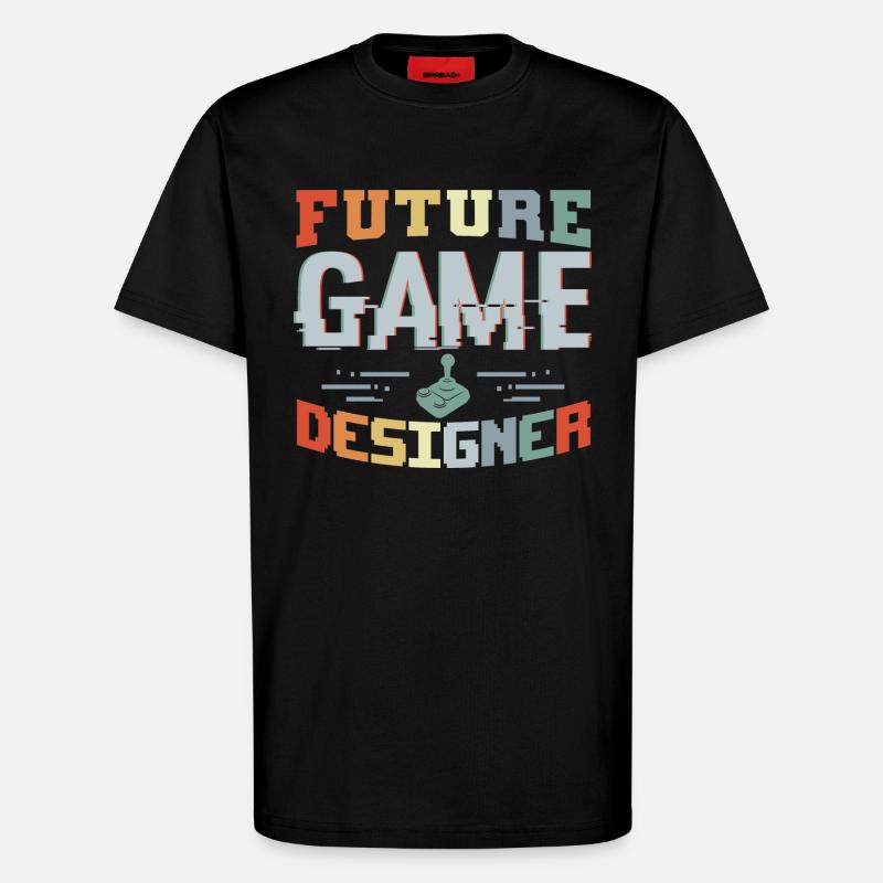 Future Game Developer - T-Shirt - made by SPREAD - SOLID BLACK