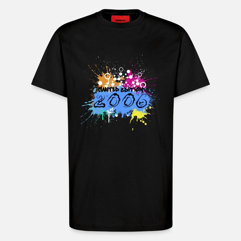 Colour explosion Limited Edition 2006 - T-Shirt - made by SPREAD - SOLID BLACK