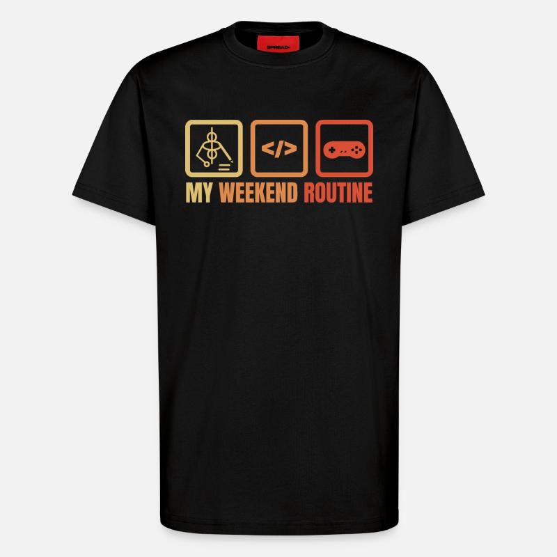 Game Dev Weekend - T-Shirt - made by SPREAD - SOLID BLACK