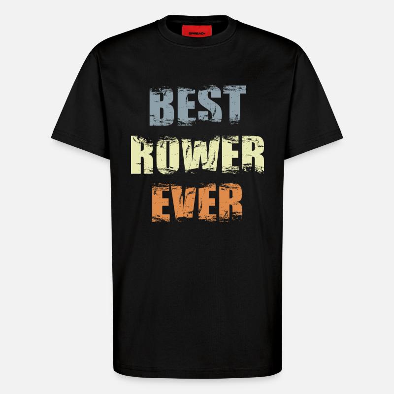 Bester Ruderer - T-Shirt - made by SPREAD - SOLID BLACK