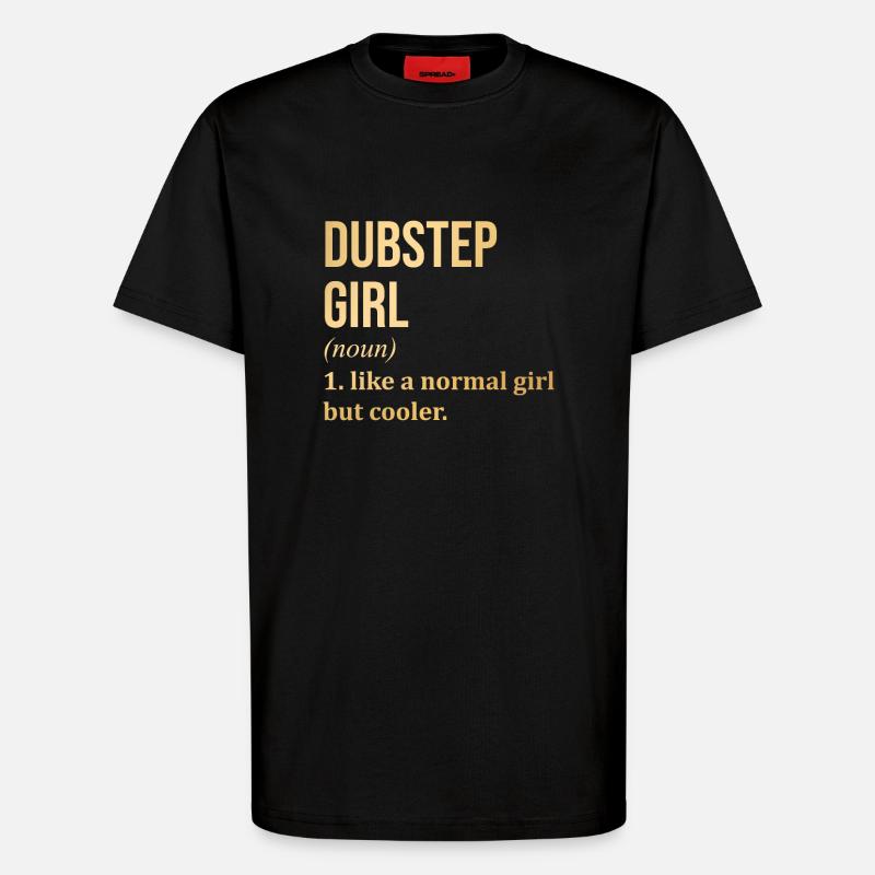 Dubstep - T-Shirt - made by SPREAD - SOLID BLACK
