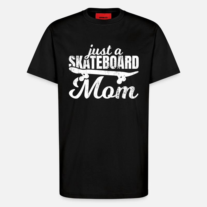 Nur eine Skateboard Mutter - T-Shirt - made by SPREAD - SOLID BLACK