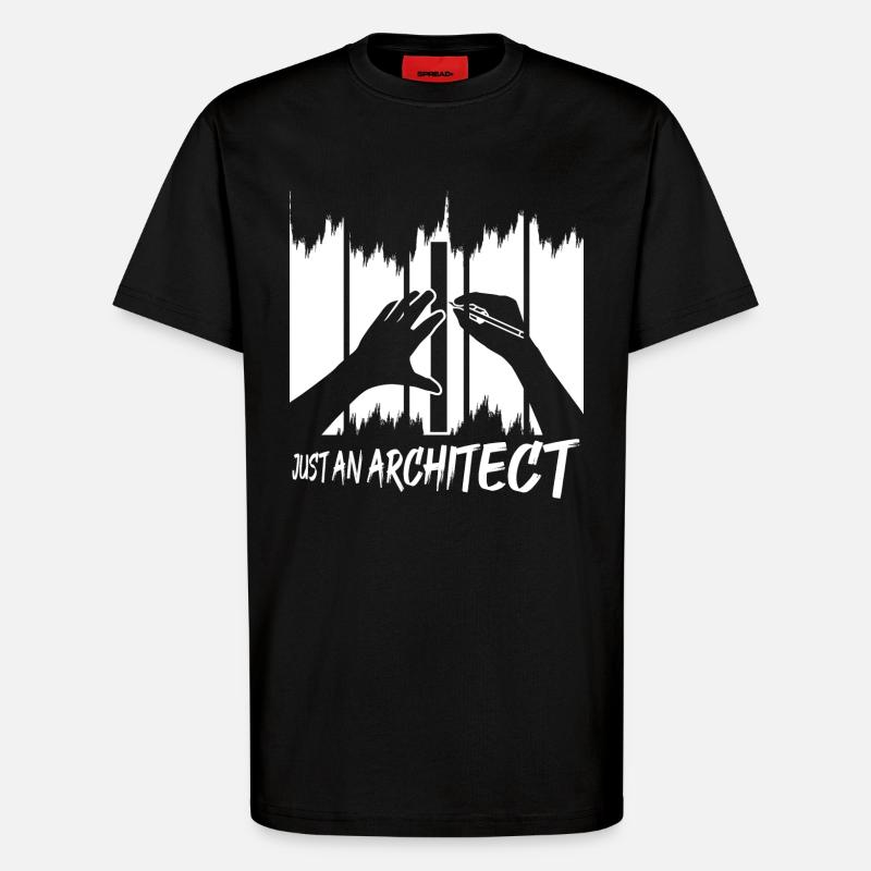 Nur ein Architekt - T-Shirt - made by SPREAD - SOLID BLACK