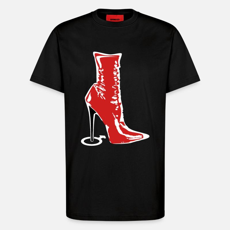Stiefel der Herrin - T-Shirt - made by SPREAD - SOLID BLACK
