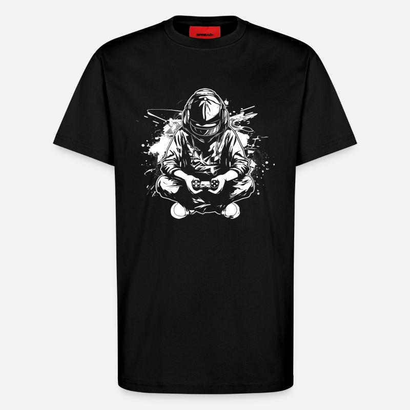 Videospiele Liebhaber - T-Shirt - made by SPREAD - SOLID BLACK