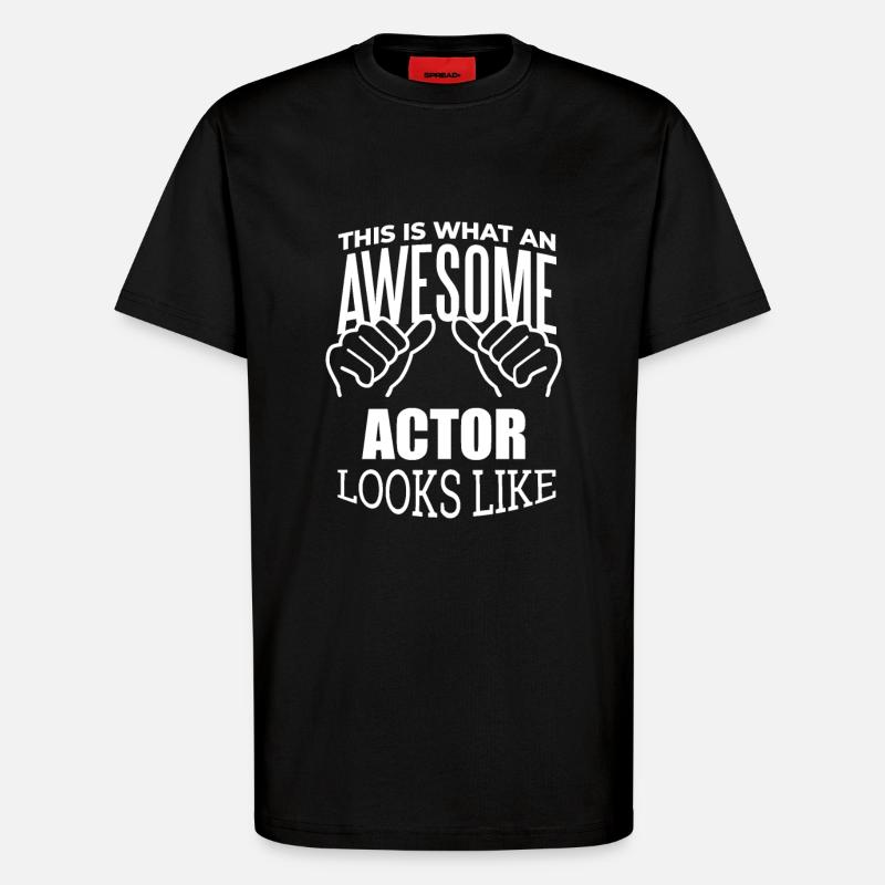 Schauspieler - T-Shirt - made by SPREAD - SOLID BLACK
