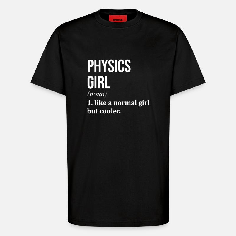 Physik - T-Shirt - made by SPREAD - SOLID BLACK