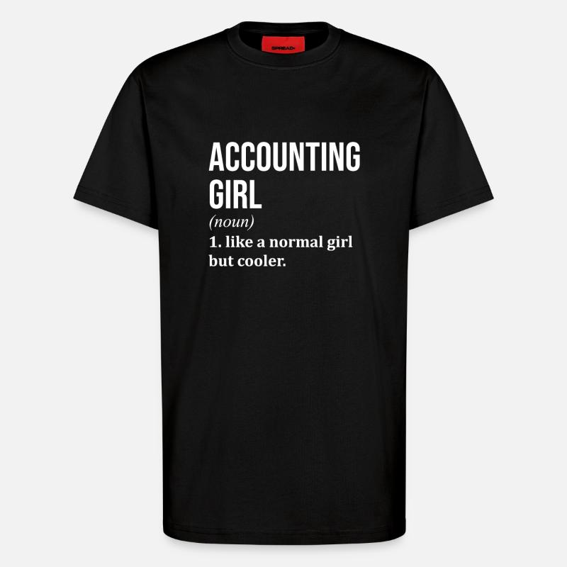 Buchhalter - T-Shirt - made by SPREAD - SOLID BLACK