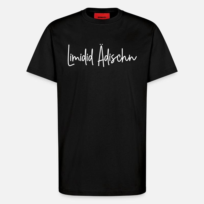 Limidid Ädischn - T-Shirt - made by SPREAD - SOLID BLACK