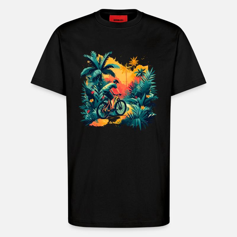 Radfahrer - T-Shirt - made by SPREAD - SOLID BLACK