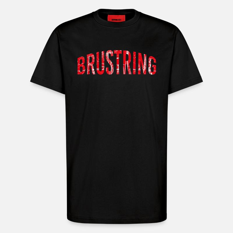 Stuttgart Brustring - T-Shirt - made by SPREAD - SOLID BLACK
