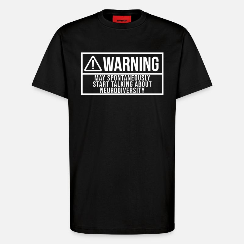 Neurodiversität - T-Shirt - made by SPREAD - SOLID BLACK