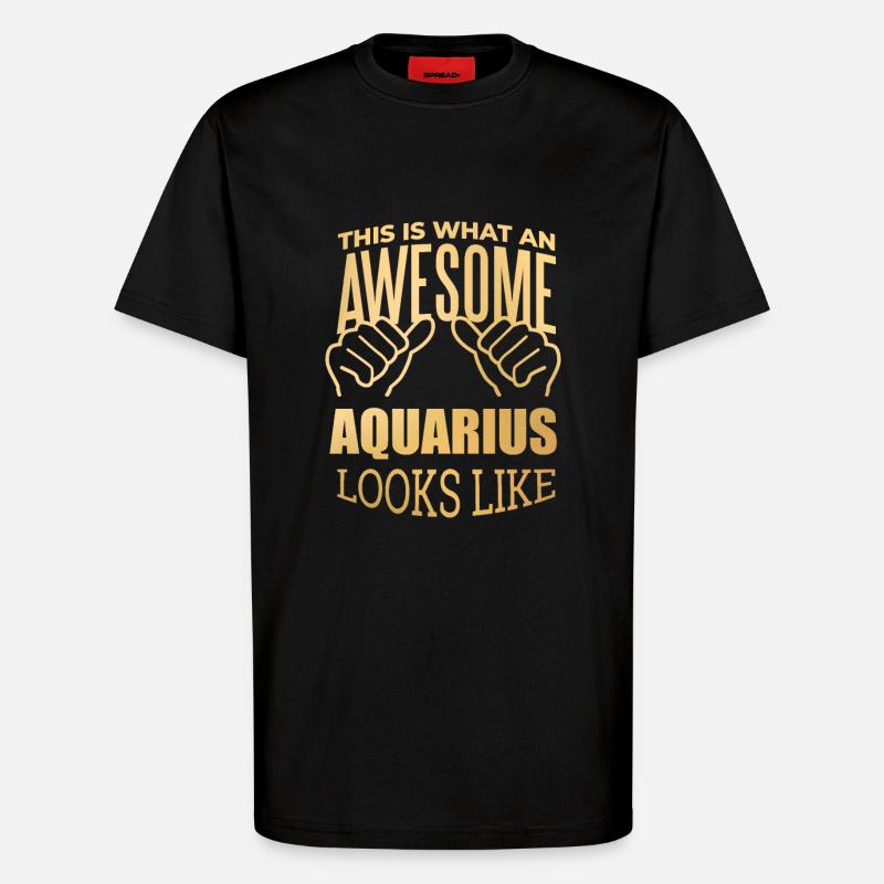 Wassermann - T-Shirt - made by SPREAD - SOLID BLACK