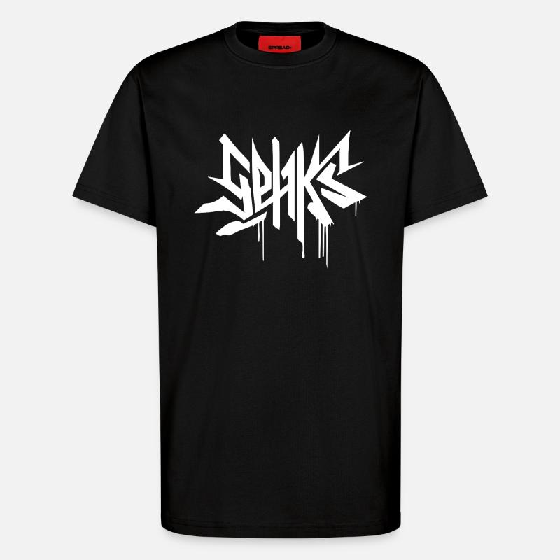 Sehks weiß - T-Shirt - made by SPREAD - SOLID BLACK