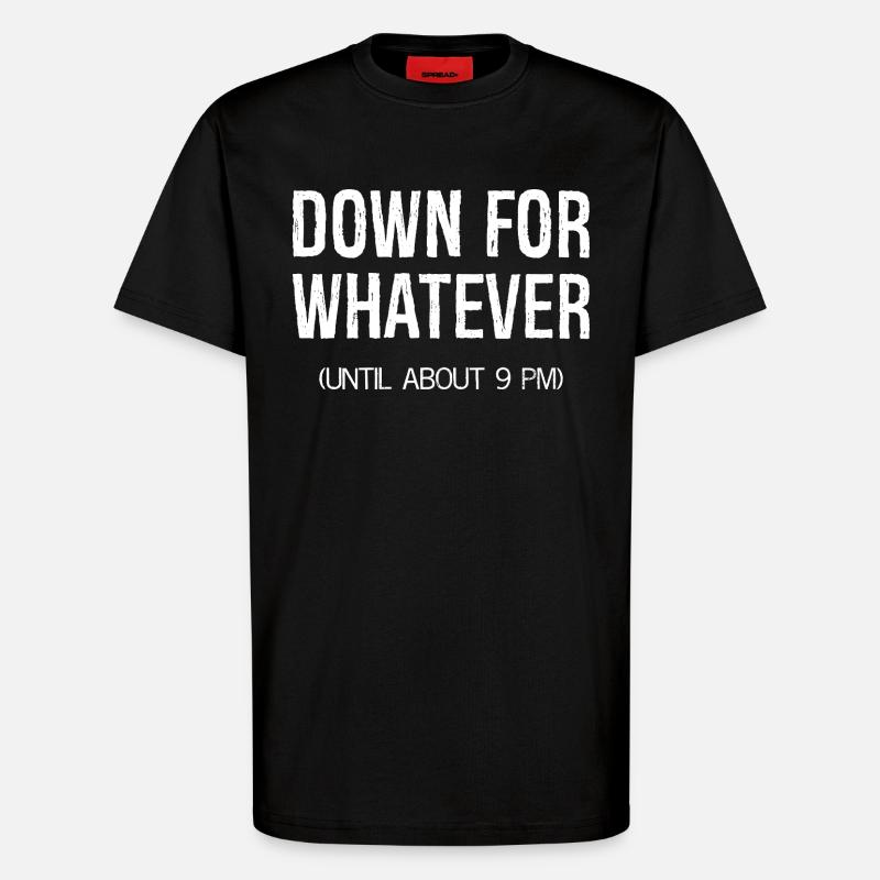 pour n’importe quoi - T-shirt bio décontracté fabriqué en UE - SOLID BLACK