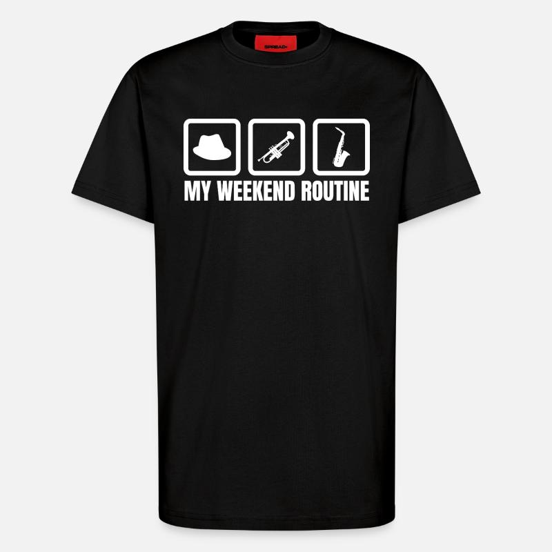 Trompeter Wochenende - T-Shirt - made by SPREAD - SOLID BLACK