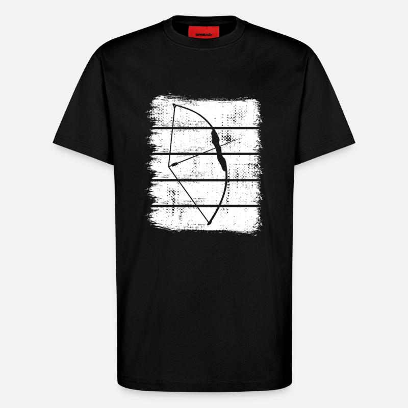 Bogenjagd - T-Shirt - made by SPREAD - SOLID BLACK