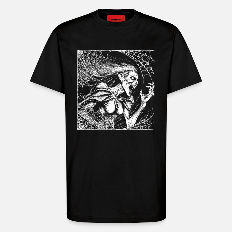 Die Hexe - T-Shirt - made by SPREAD - SOLID BLACK