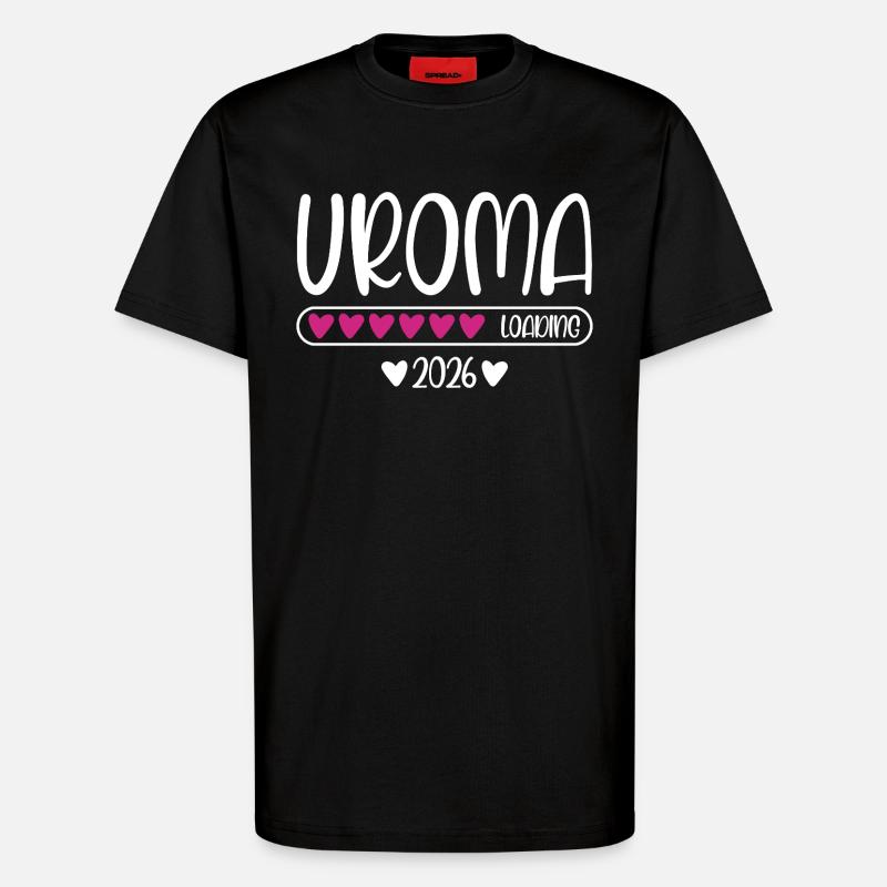 Uroma 2026 loading - T-Shirt - made by SPREAD - SOLID BLACK
