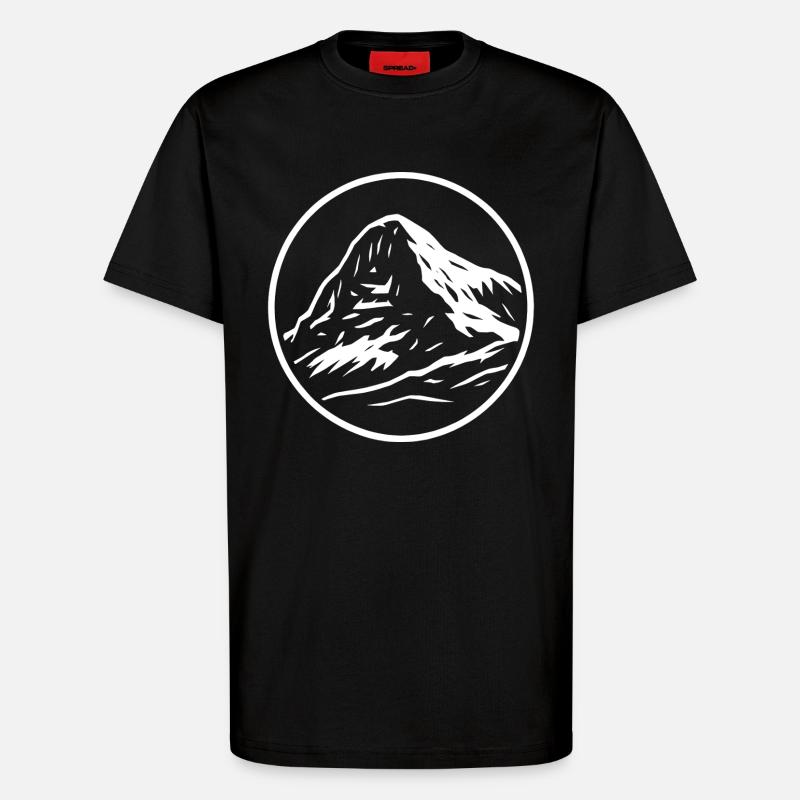 Eiger - T-Shirt - made by SPREAD - SOLID BLACK