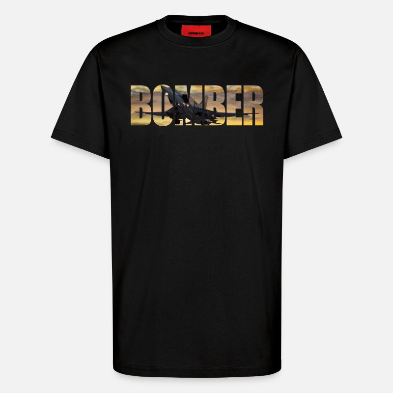 bombardier Tu-22 M3 - T-shirt bio décontracté fabriqué en UE - SOLID BLACK