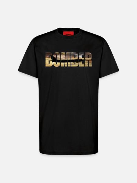 Bomber Tu-95 - T-Shirt - made by SPREAD - SOLID BLACK
