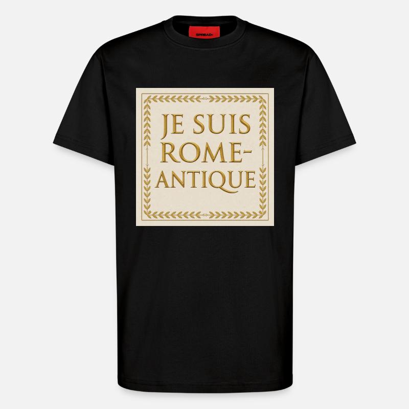 Ich bin das alte Rom - T-Shirt - made by SPREAD - SOLID BLACK