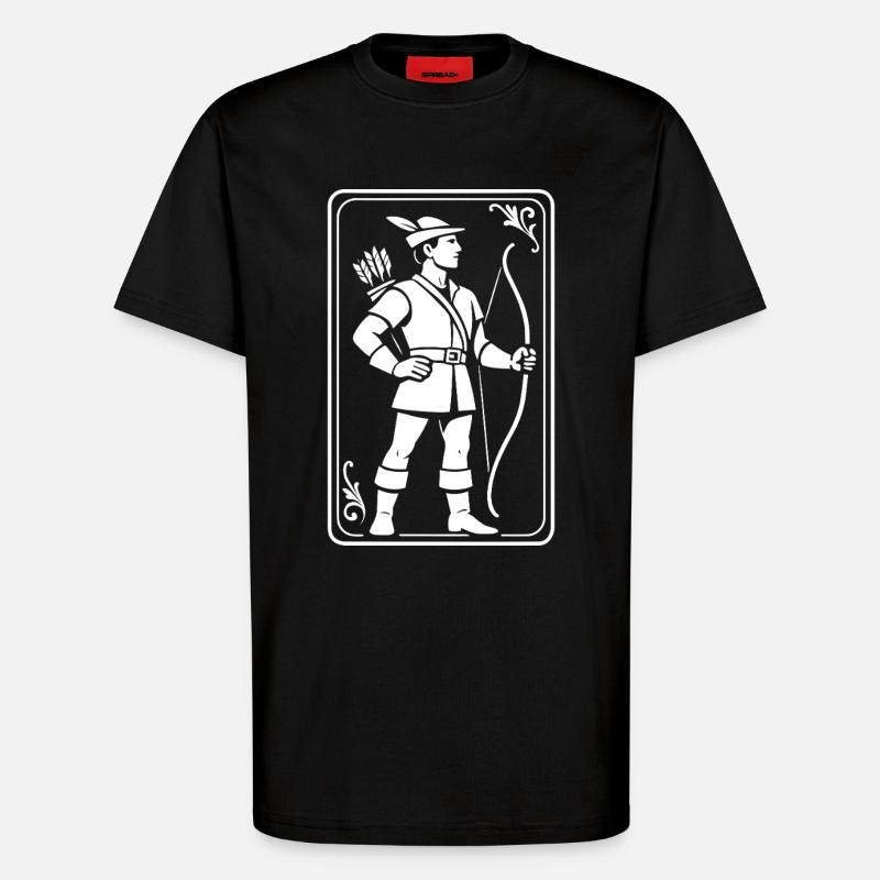 Archery Archer Classic Archer - T-Shirt - made by SPREAD - SOLID BLACK