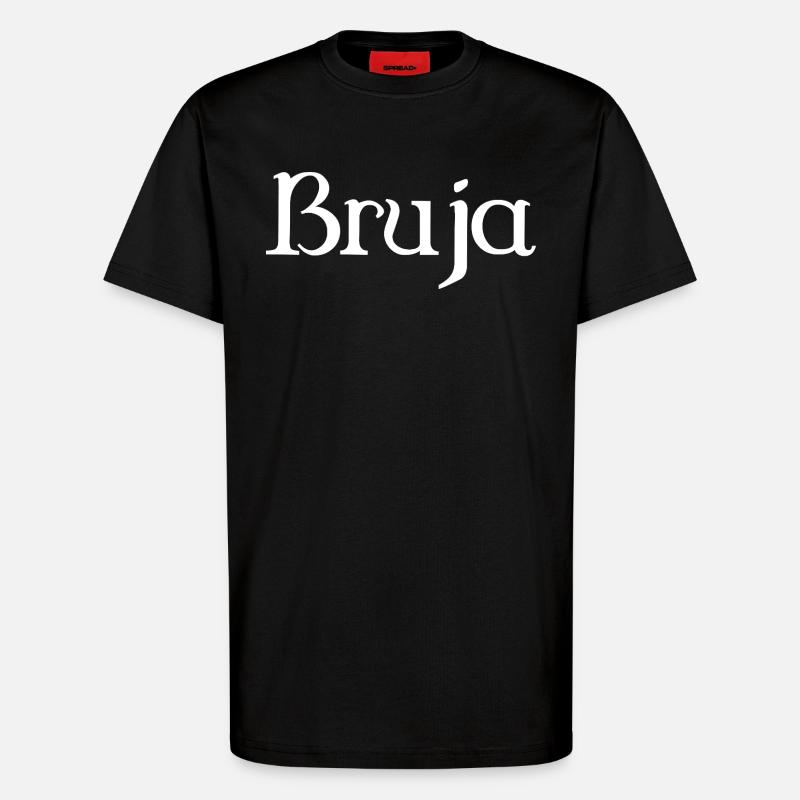 Bruja Hexe Halloween - T-Shirt - made by SPREAD - SOLID BLACK