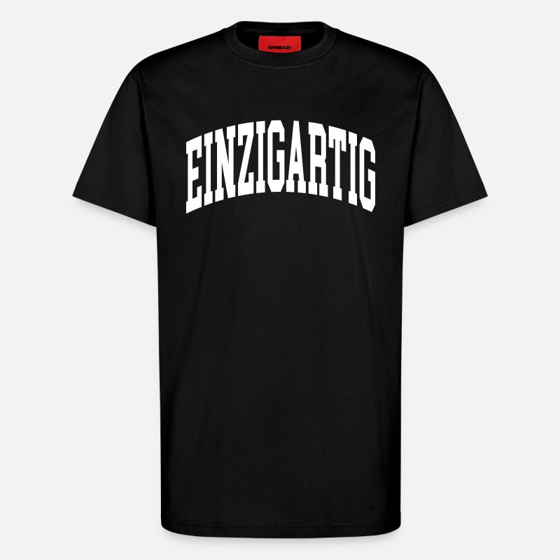 Einzigartig - T-Shirt - made by SPREAD - SOLID BLACK