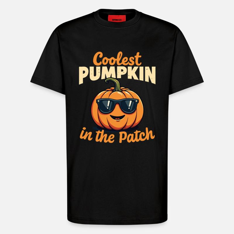 Der coolste Kürbis im Patch - T-Shirt - made by SPREAD - SOLID BLACK
