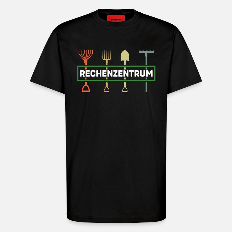 Rechenzentrum Gartenarbeit Landschaftsgärtner - T-Shirt - made by SPREAD - SOLID BLACK