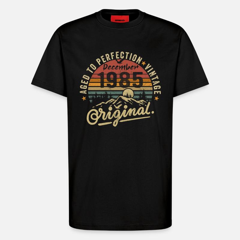 Legenden wurden im Dezember 1985 - T-Shirt - made by SPREAD - SOLID BLACK