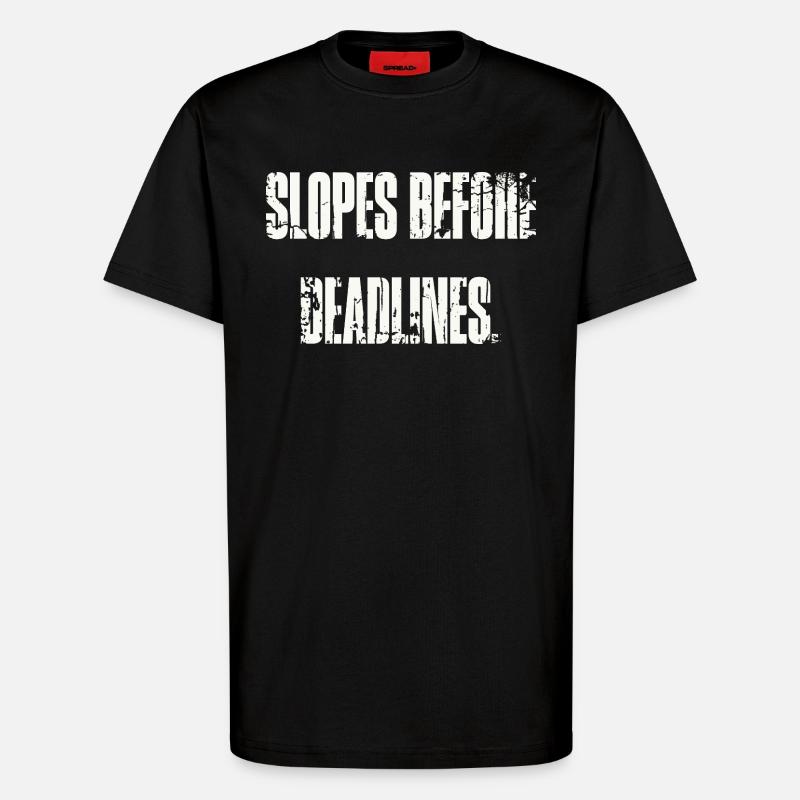 Pentes avant les dates limites - T-shirt bio décontracté fabriqué en UE - SOLID BLACK