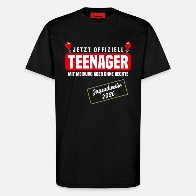 Jugendweihe 2026 - T-Shirt - made by SPREAD - SOLID BLACK