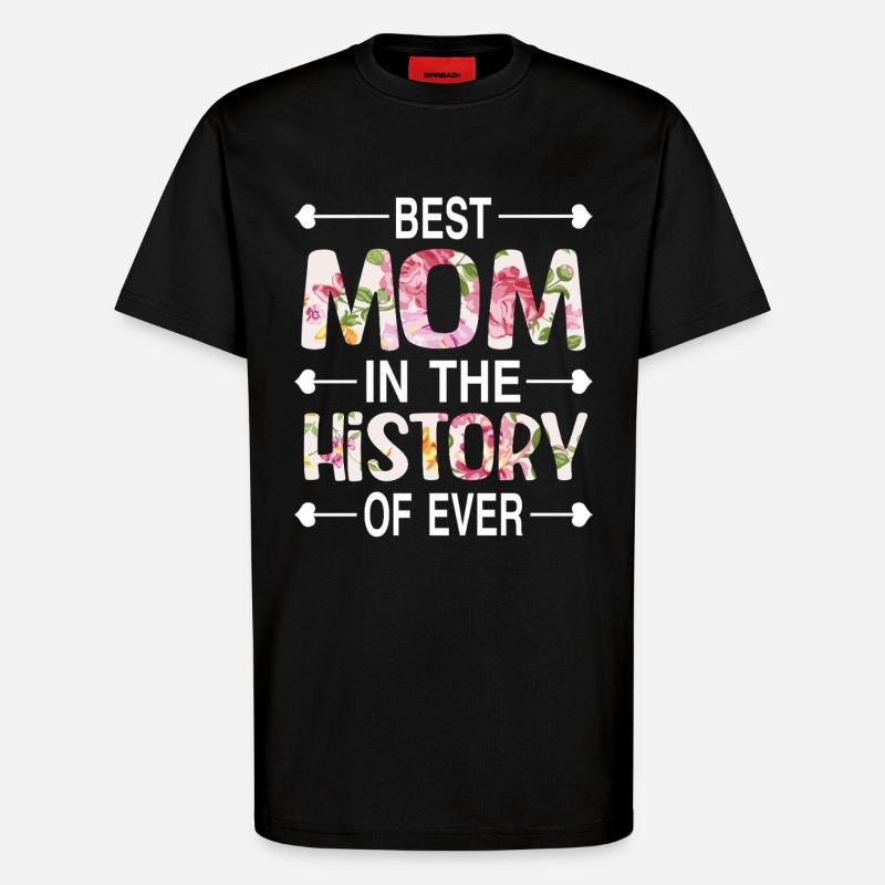 Mama Mutter - T-Shirt - made by SPREAD - SOLID BLACK