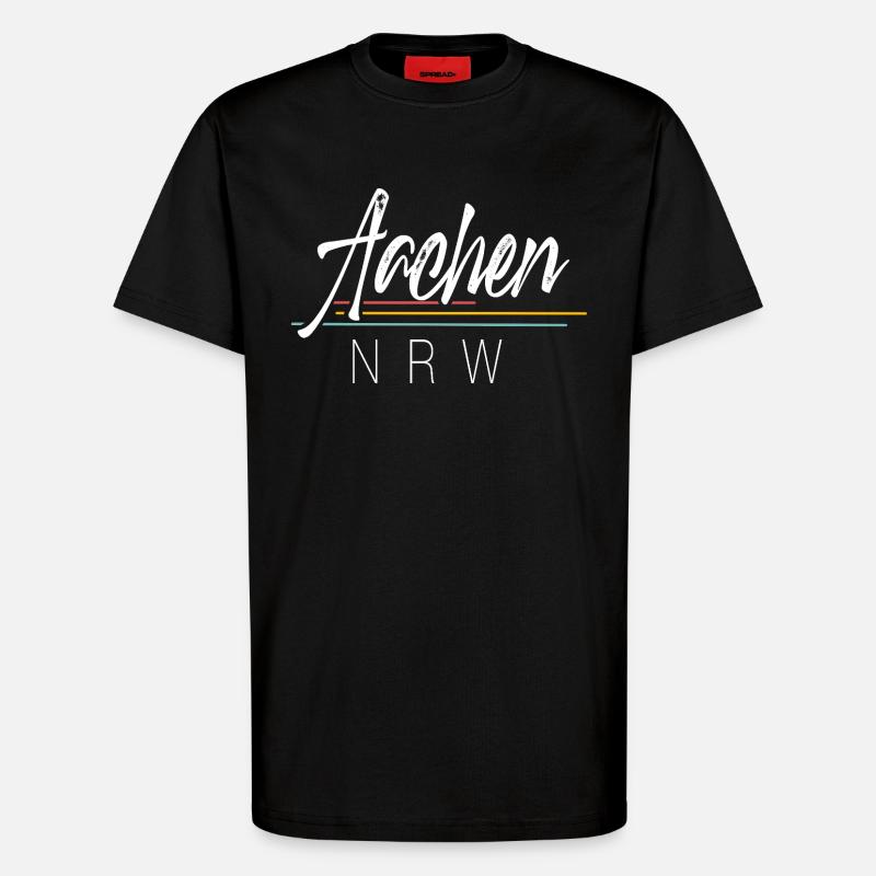Aachen - T-Shirt - made by SPREAD - SOLID BLACK
