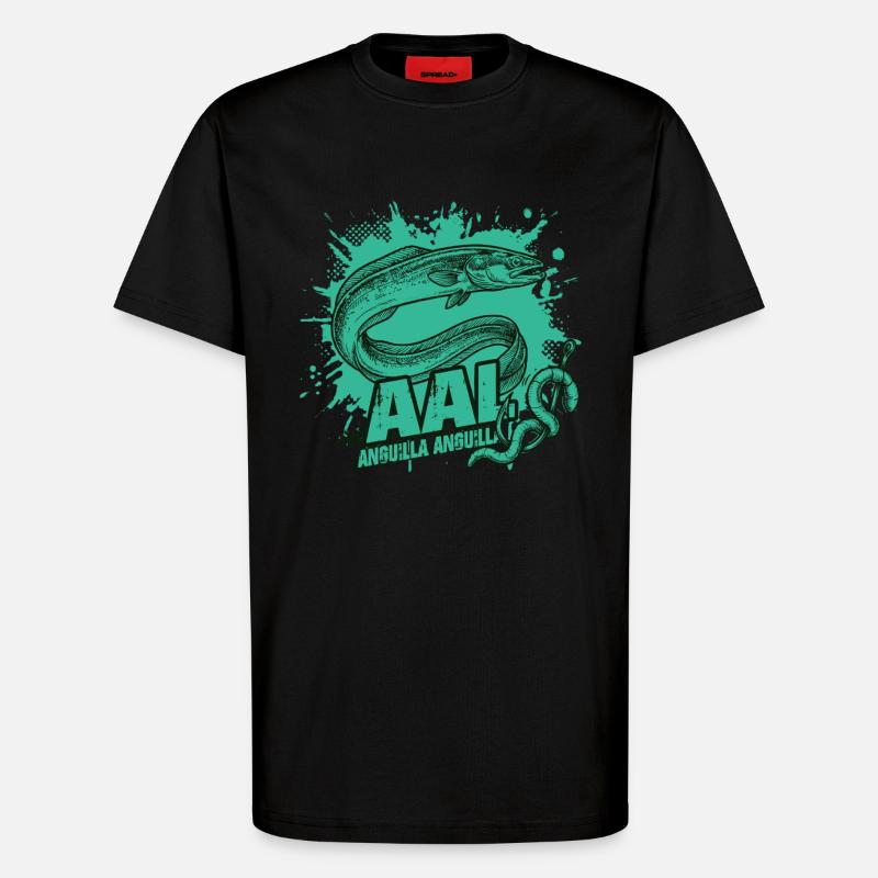 Aal – Der Jäger der Nacht - T-Shirt - made by SPREAD - SOLID BLACK