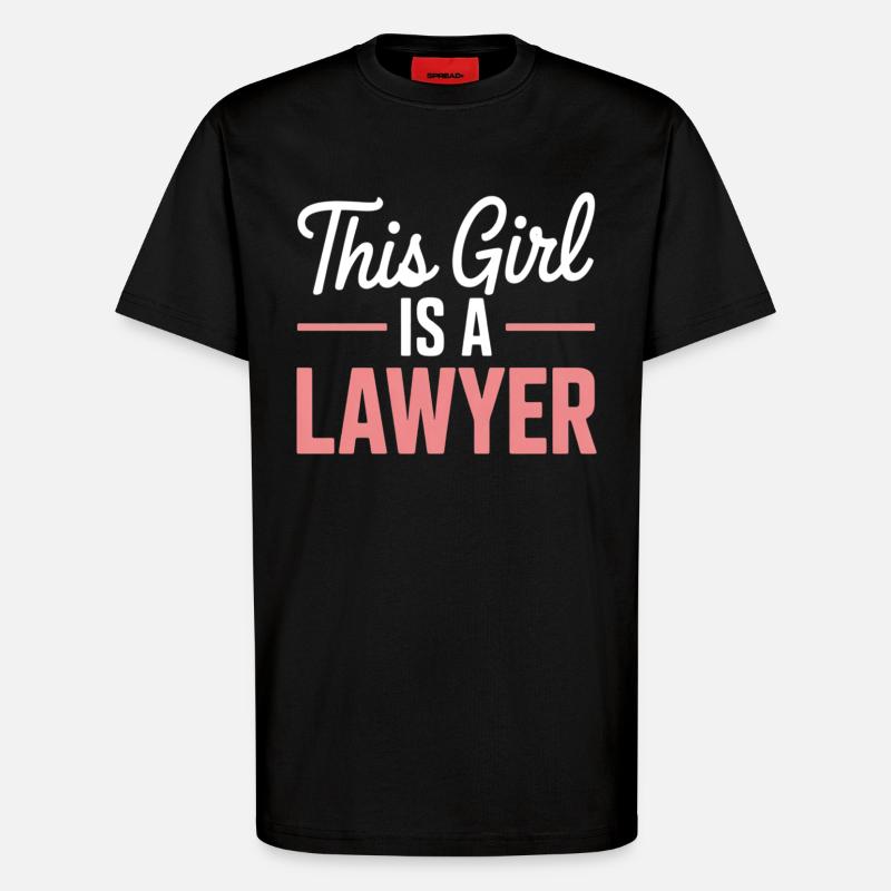 Dieses Mädchen Ist Eine Anwältin - T-Shirt - made by SPREAD - SOLID BLACK