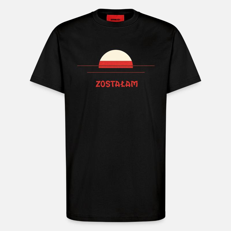 I Bleib – minimalistisches Statement-Design - T-Shirt - made by SPREAD - SOLID BLACK
