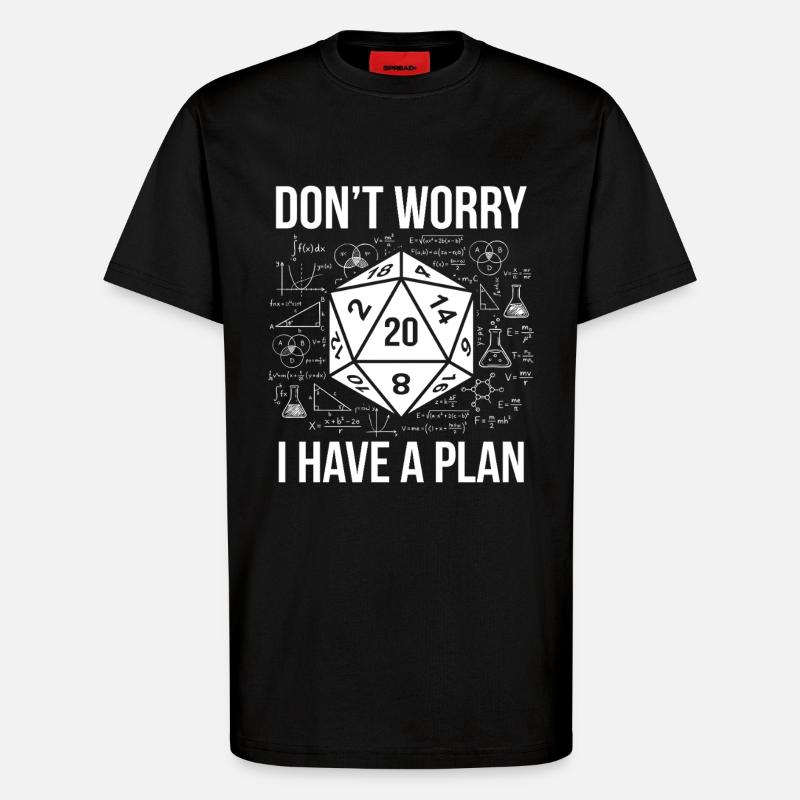 Cube Prison – Fun Tabletop RPG Design - T-Shirt - made by SPREAD - SOLID BLACK