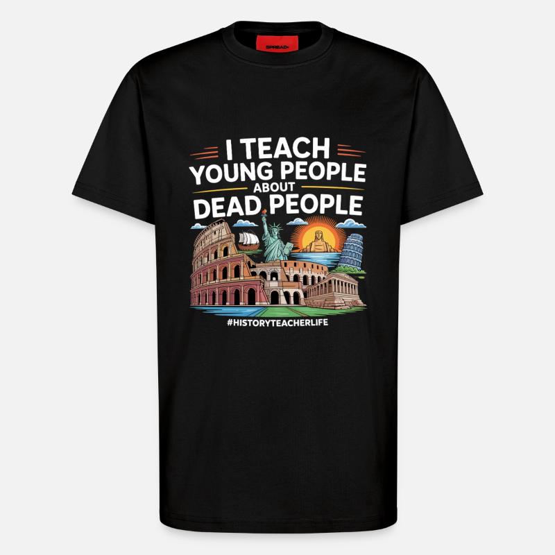 Geschichte - T-Shirt - made by SPREAD - SOLID BLACK